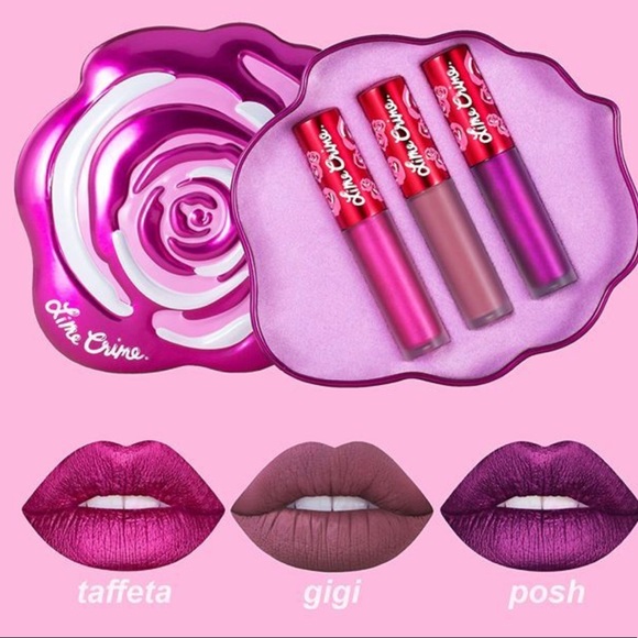 Lime Crime Other - LIME CRIME VELVE-TINS MINI VELVETINES TRIO SET